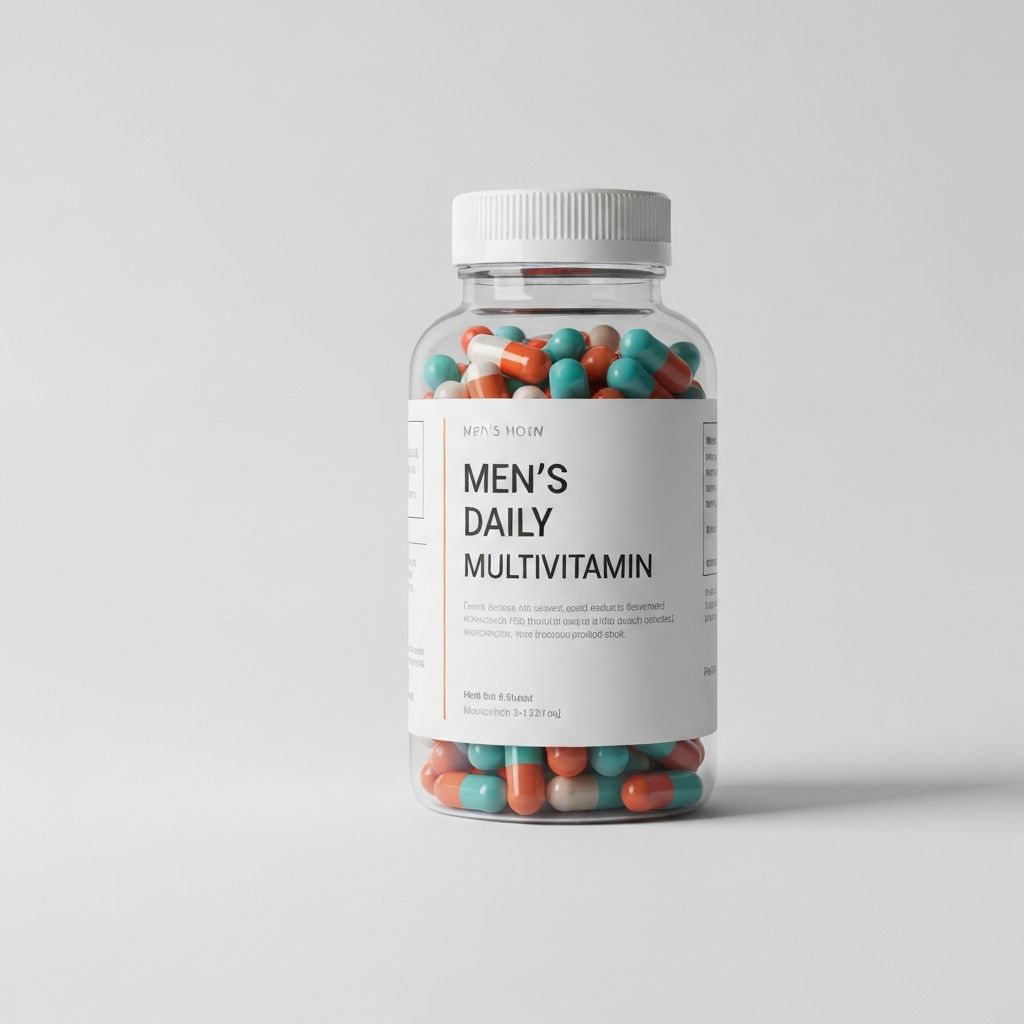 Men's daily vitamins